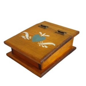 Vintage Desk Podium Sloping Clerks Writing Pine Hand Painted